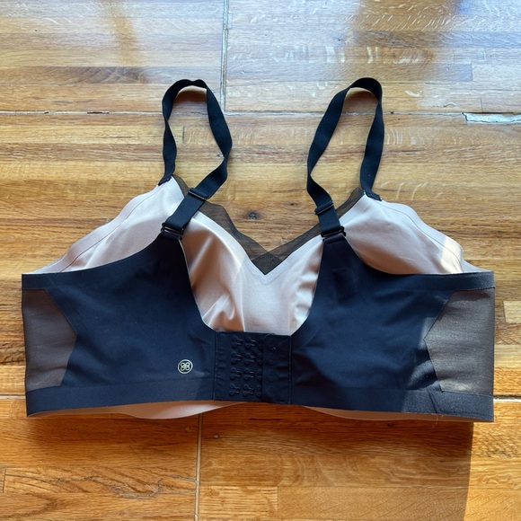 HoneyLove CrossOver Bra Size 2X Black Wireless Adjustable Straps - Picture 2 of 3